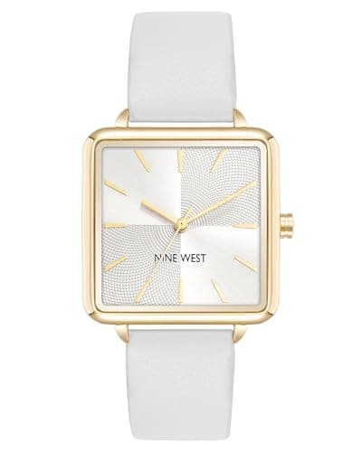 Nine West Women's Strap Watch White