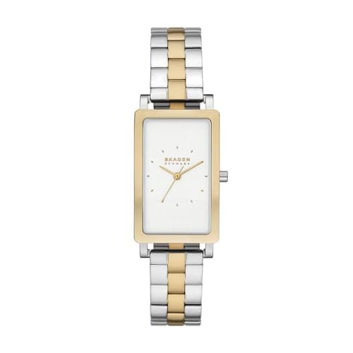 Skagen Hagen Damenuhr, Quarz-Dreizeigerwerk mit Edelstahl- oder Lederarmband