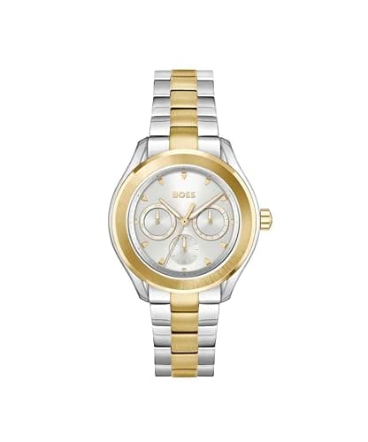 BOSS Multi Zifferblatt Quarz Uhr für Damen Kollektion LIDA mit Edelstahlarmband Edelstahlarmband - 1502746