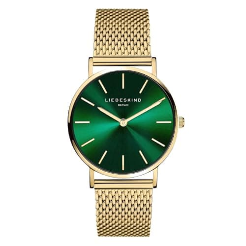 LIEBESKIND Berlin Damen Analog Quarz Armbanduhr mit Edelstahlarmband LT-0210-MQ