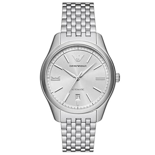 Emporio Armani Herren Analog Automatik Uhr mit Edelstahl Armband AR60076
