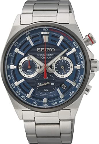 Seiko Herren-Uhr Quarz Edelstahl mit Edelstahlband SSB407P1