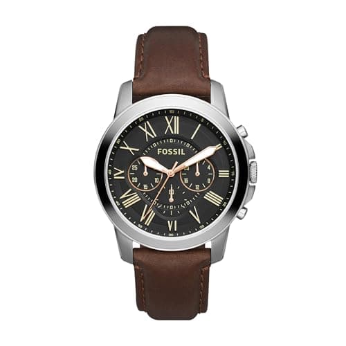 Fossil Damen-Armbanduhr XS Virginia Analog Quarz Edelstahl beschichtet ES3283