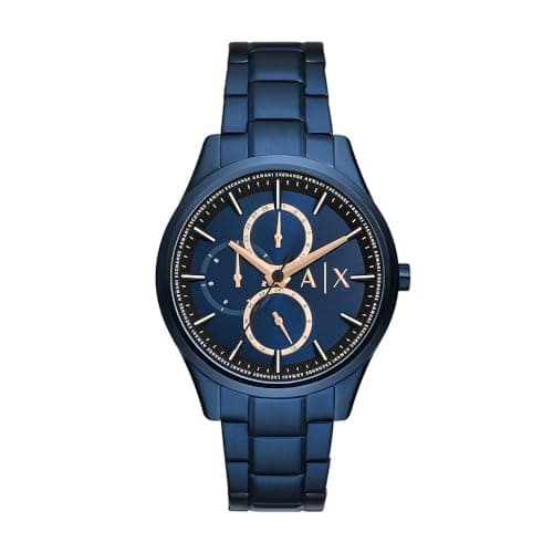Armani Exchange Herrenuhr 42mm Blauer Edelstahl, AX1881