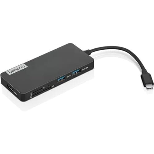 Lenovo USB-C 7-in-1 Hub, Schwarz