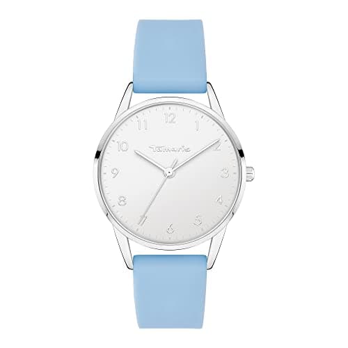 Tamaris Damenuhr - Damen Armbanduhr u.A. in Silber, Gold, Roségold, Schwarz, Blau, Rosa, Burgundy, Grün - Gehäuse rund & eckig auch mit Blumen-Motiven, Wasserfest