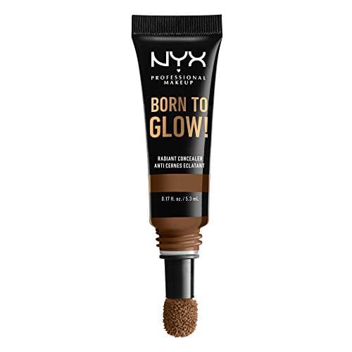 NYX PROFESSIONAL MAKEUP Born To Glow Radiant Concealer, mittlere Abdeckung, Mokka