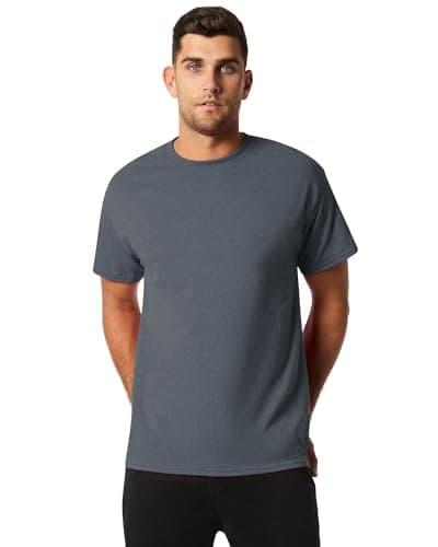 Gildan Damen T-Shirt Grau Dunkel meliert XXX-Large
