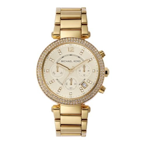Michael Kors Parker Watch für Damen, Chronographenwerk mit Edelstahl- oder Lederarmband
