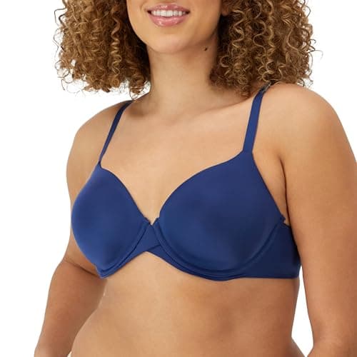 Maidenform Damen One Fabulous Fit 2.0 Tailored Demi-BH-Halbschale, Marine, 38D