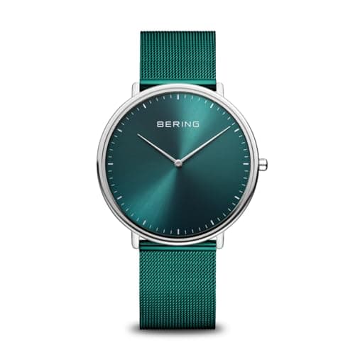 BERING Unisex Uhr Quarz Movement - Ultra Slim Collection mit Edelstahl und Saphirglas 15739-808