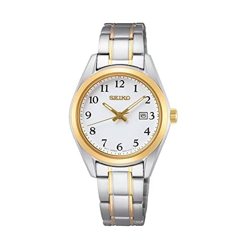 Seiko Damen-Uhr Quarz Edelstahl mit Edelstahlband SUR466P1