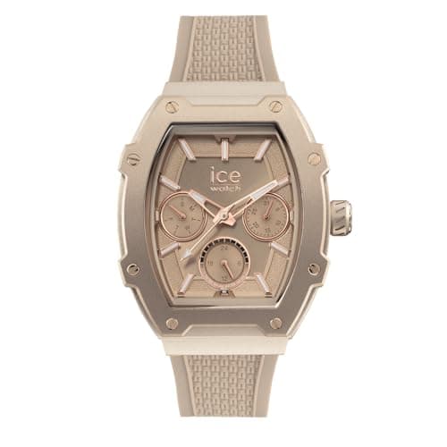 Ice-Watch - Ice boliday Timeless Taupe - Braune Damenuhr mit Silikonarmband - 022861 (Small)