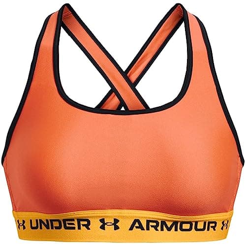 Under Armour Damen Women's Armour® Mid Crossback Sport Bras, Sbd, L EU